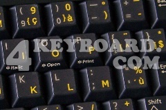 Belgian French Keyboard sticker