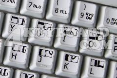 Commodore 64 keyboard  stickers
