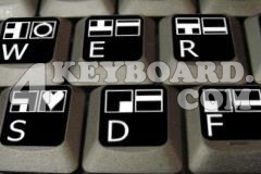 Commodore 64 keyboard  stickers