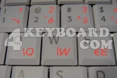 Czech Keyboard sticker