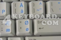 Danish Keyboard sticker
