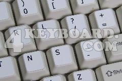 Dvorak Simplified non-transparent keyboard sticker