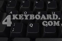 Dvorak Simplified non-transparent keyboard sticker