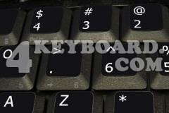 Dvorak LEFT-HANDED non-transparent keyboard sticker
