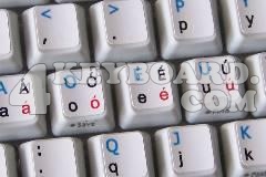 Dvorak UK non-transparent keyboard sticker