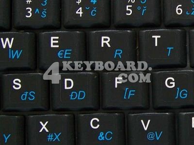 Czech Keyboard sticker
