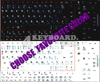 Dvorak - English Keyboard sticker