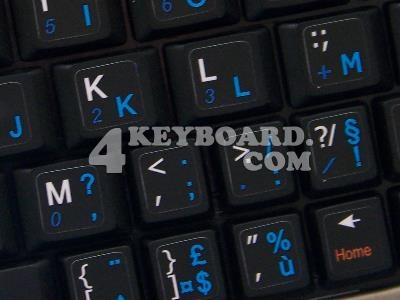 French AZERTY Keyboard sticker