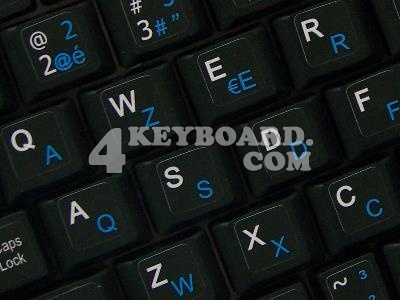 French Belgian Keyboard sticker