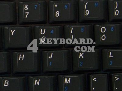 English UK Keyboard sticker