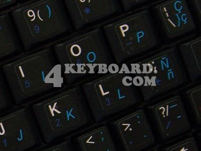 Spanish Keyboard sticker