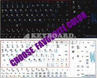 Spanish Keyboard sticker