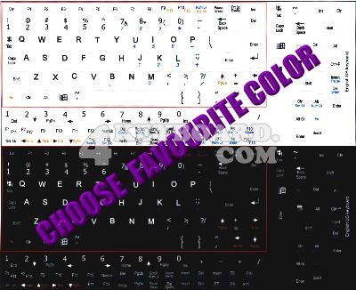 English US Keyboard sticker