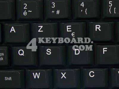French AZERTY Keyboard sticker