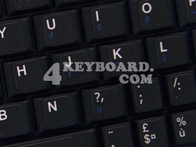 French AZERTY Keyboard sticker