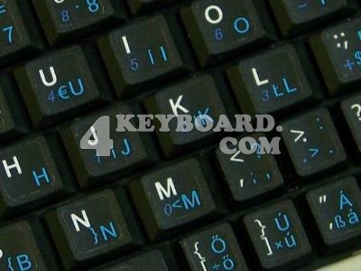 English-Hungarian Keyboard sticker