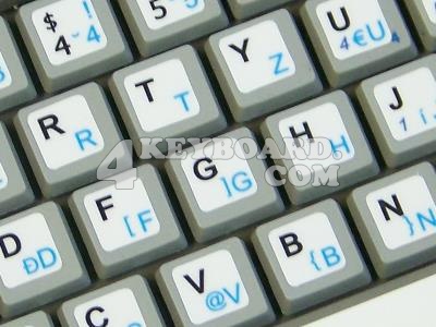 English-Hungarian Keyboard sticker