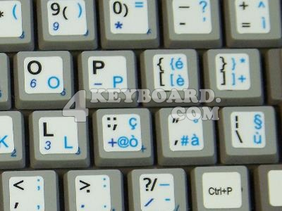 English-Italian Keyboard sticker