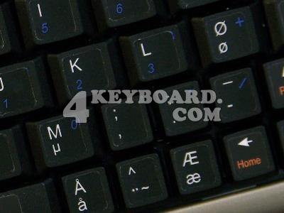 Norwegian Keyboard sticker