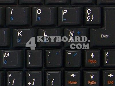 Spanish Keyboard sticker