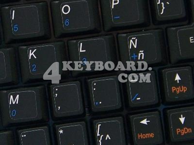 Spanish Latin America Keyboard sticker
