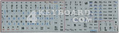 engdvorak Keyboard sticker