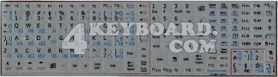 enghungarian Keyboard sticker