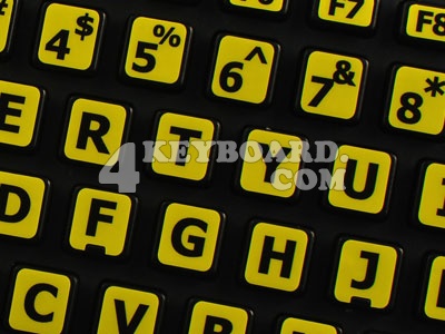 English US LARGE LETTERING keyboard stickers