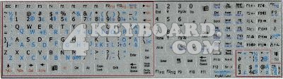 engswedish Keyboard sticker