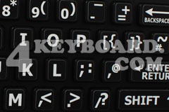 English UK Large Lettering Upper case keyboard sticker