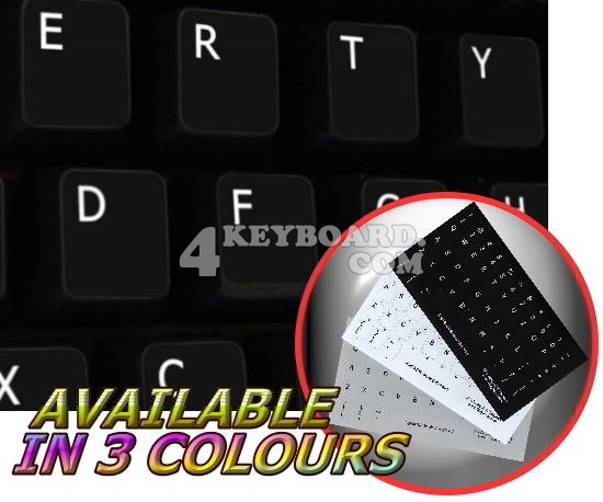 English US non-transparent keyboard stickers English US non-transparent keyboard stickers