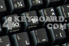 French QWERTY Keyboard sticker