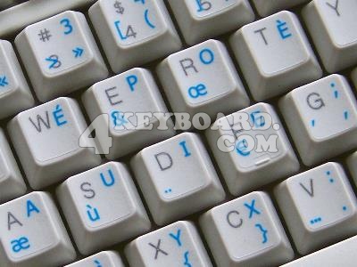 French Bepo keyboard sticker