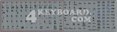 frenchqw Keyboard sticker