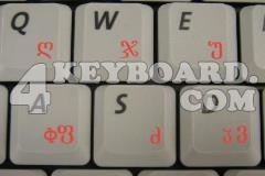 Georgian keyboard sticker