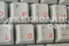 German Keyboard sticker