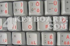 Hungarian keyboard sticker