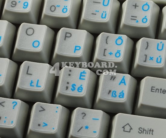 Hungarian Keyboard sticker