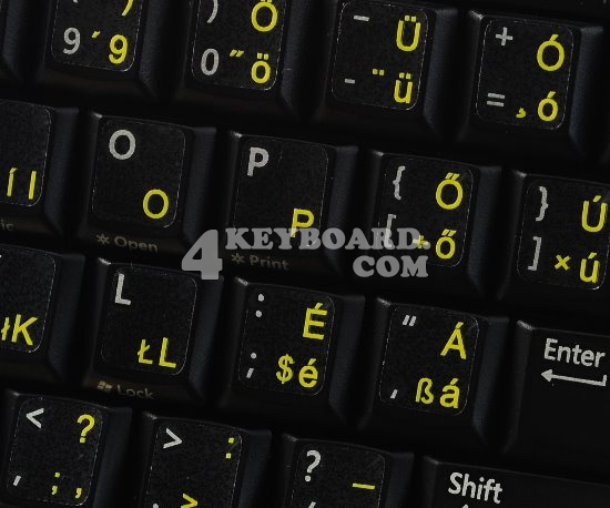 Hungarian Keyboard sticker