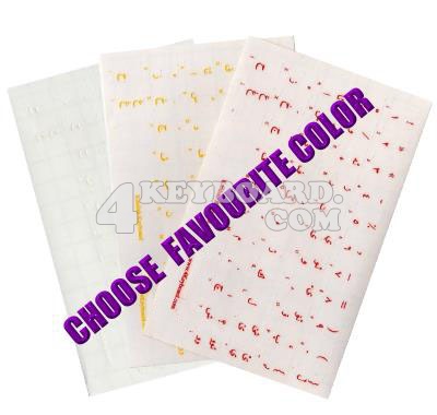 Click to enlarge Kurdish keyboard sticker