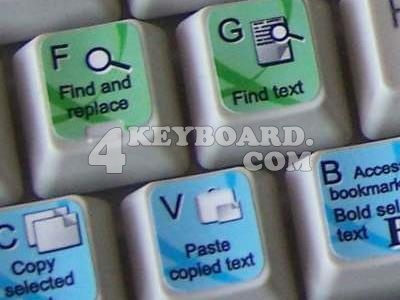 IBM Lotus Notes keyboard stickers
