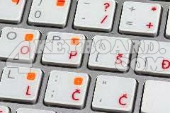 Mac Croatian/Slovenian Keyboard sticker