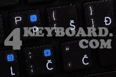 Mac Croatian/Slovenian Keyboard sticker