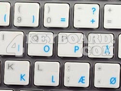 Mac mac_danish Keyboard sticker