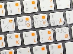 Mac mac_danish Keyboard sticker