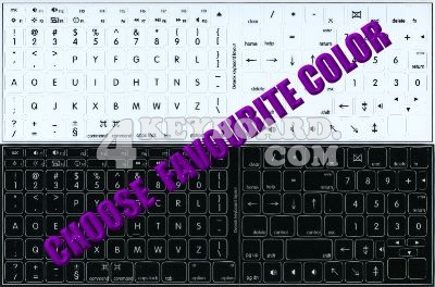 Click to enlarge Mac Dvorak stickers