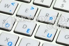 Mac mac_dvorak Keyboard sticker