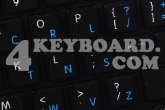 English-Dvorak Keyboard sticker