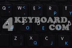 English-Dvorak Keyboard sticker