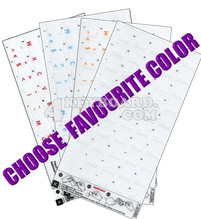 Click to enlarge Mac French AZERTY keyboard sticker